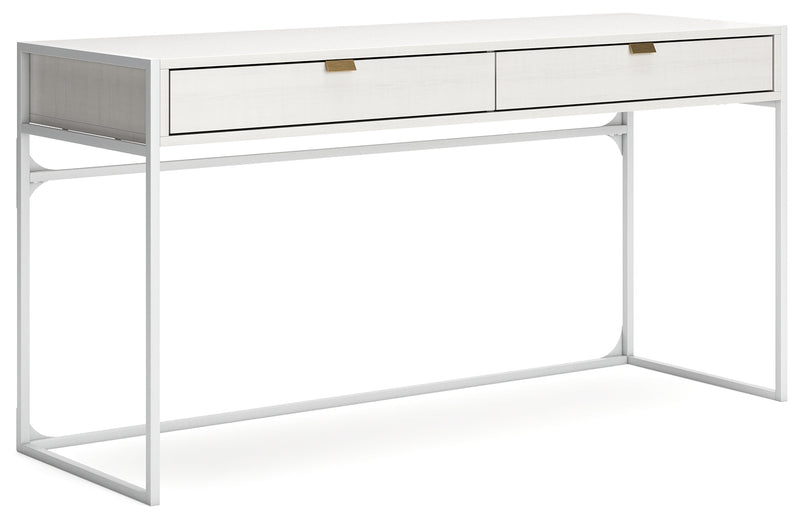 Deznee White Home Office Desk