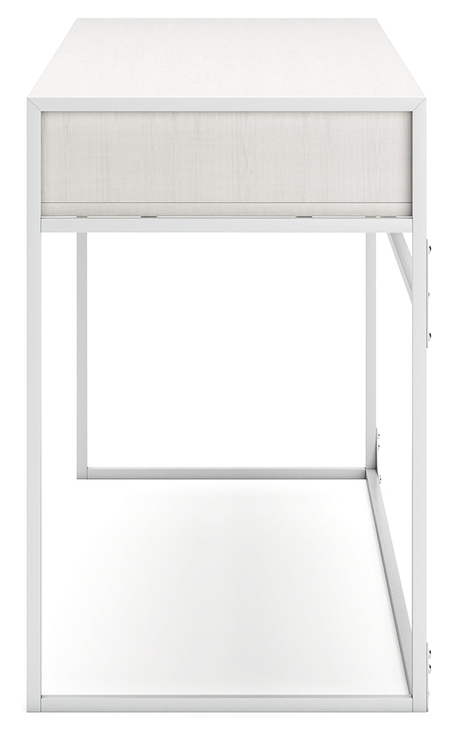 Deznee White Home Office Desk