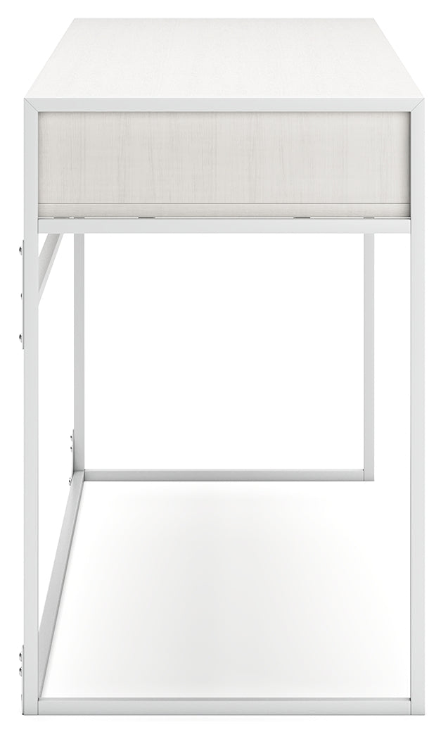 Deznee White Home Office Desk