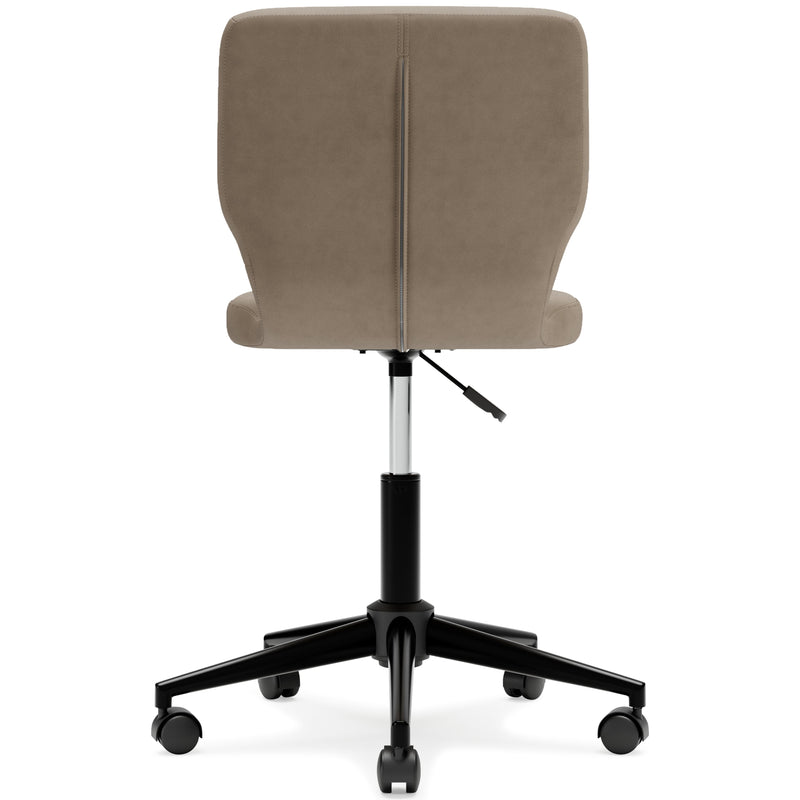 Beauenali Taupe Home Office Desk Chair