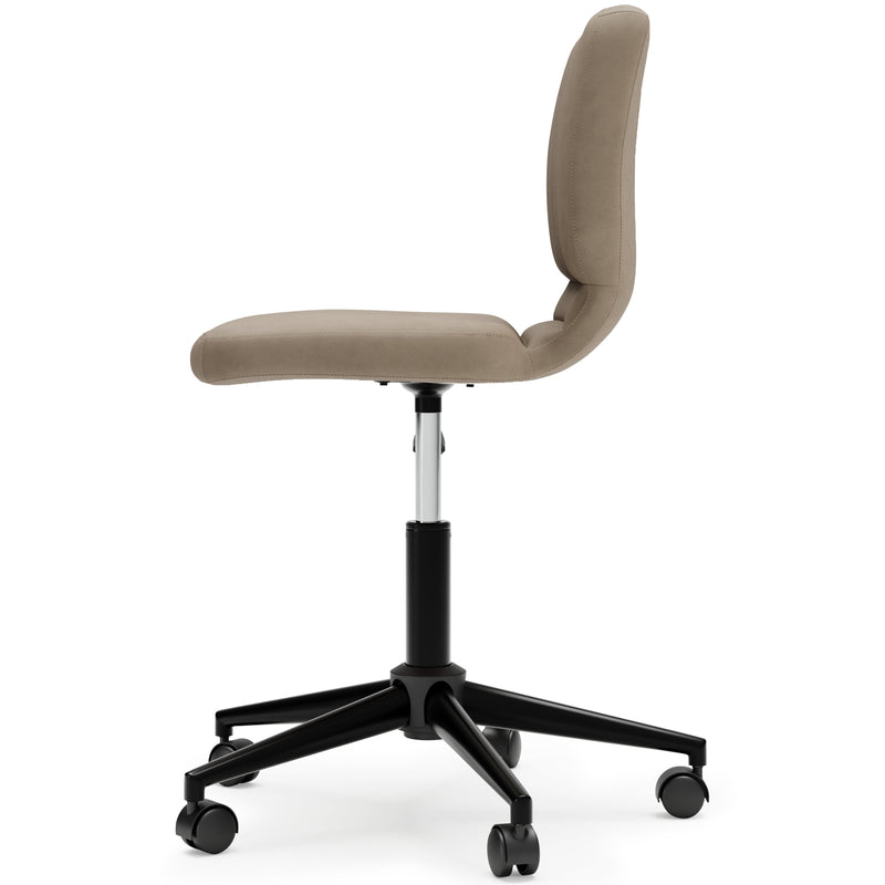 Beauenali Taupe Home Office Desk Chair