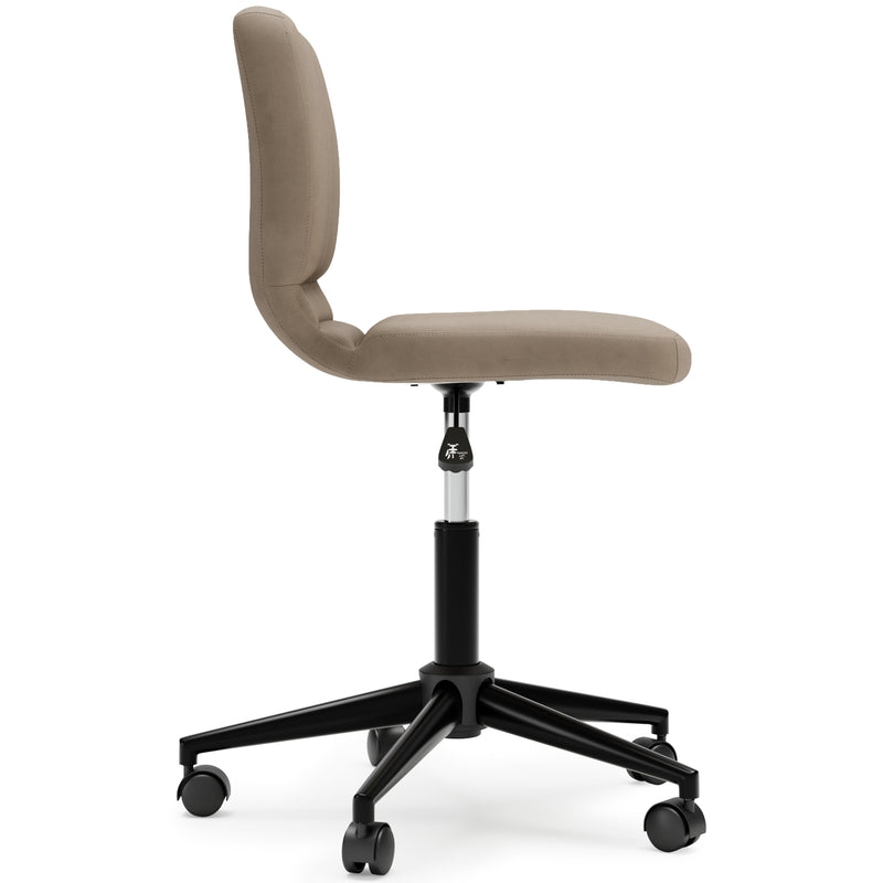 Beauenali Taupe Home Office Desk Chair