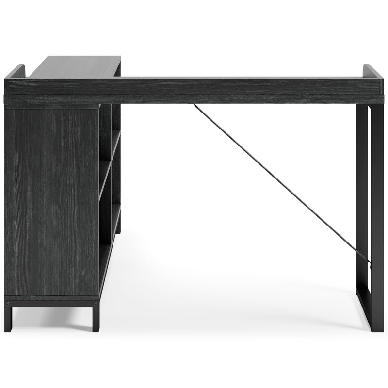 Yarlow Black Home Office L-desk