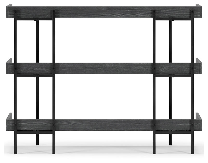 Yarlow Black 36" Bookcase