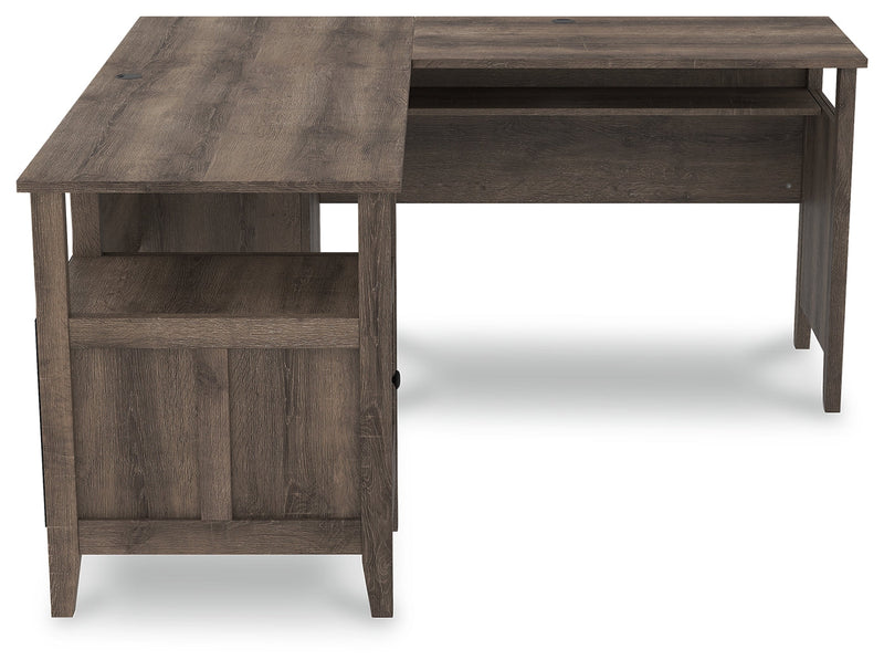 Arlenbry Gray 2-Piece Home Office Desk