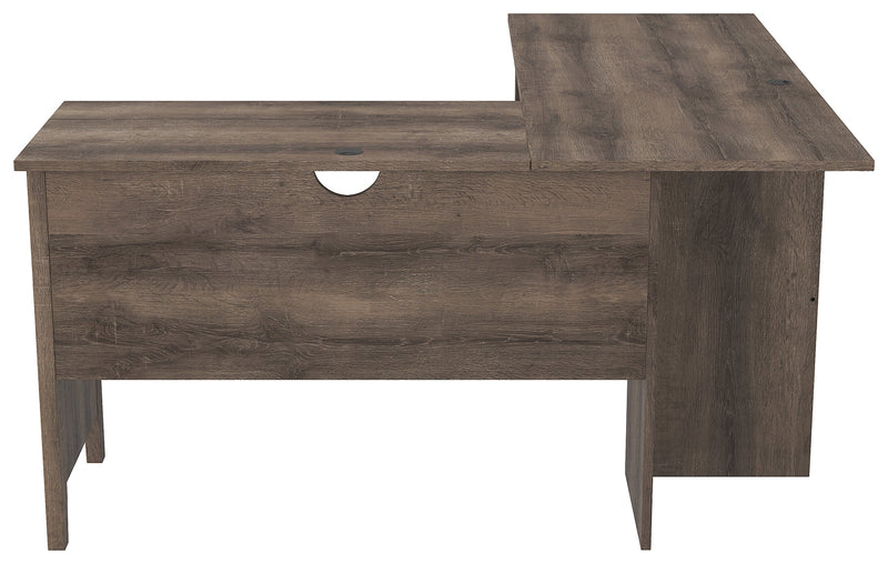 Arlenbry Gray 2-Piece Home Office Desk