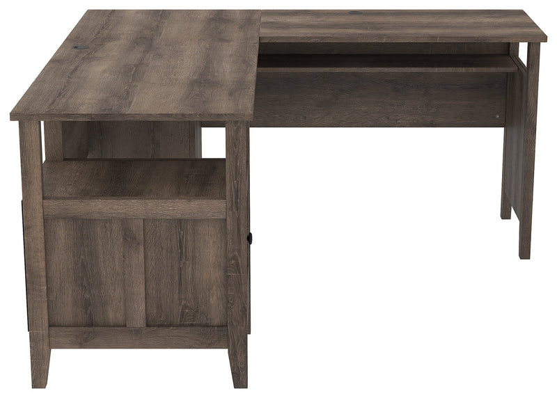 Arlenbry Gray 2-Piece Home Office Desk