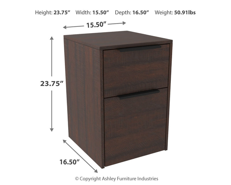 Camiburg Warm Brown File Cabinet