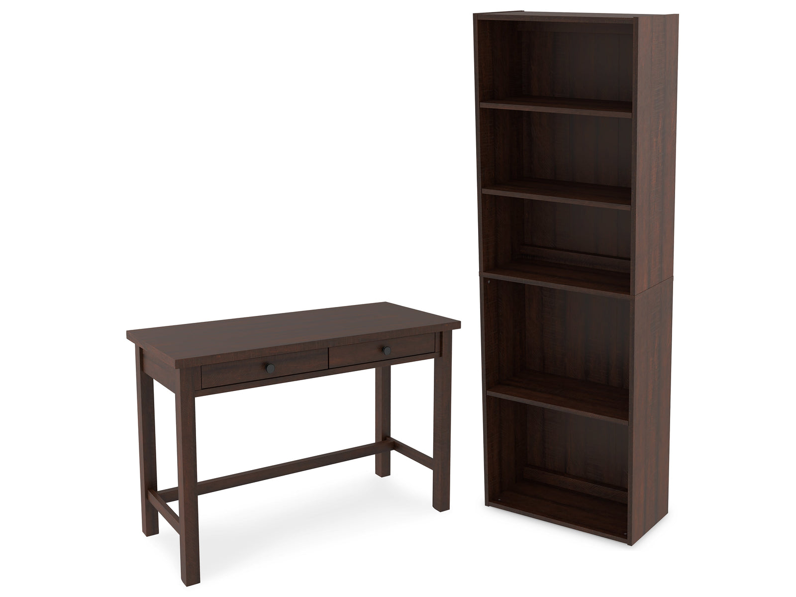 Camiburg Warm Brown Home Office Desk And Storage