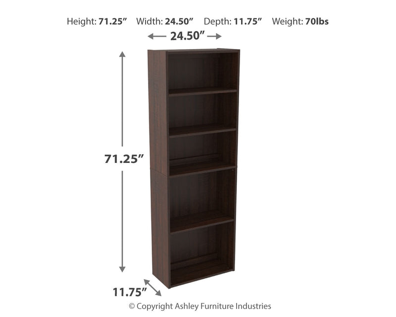 Camiburg Warm Brown Bookcase