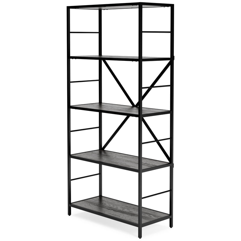 Freedan Grayish Brown 63" Bookcase