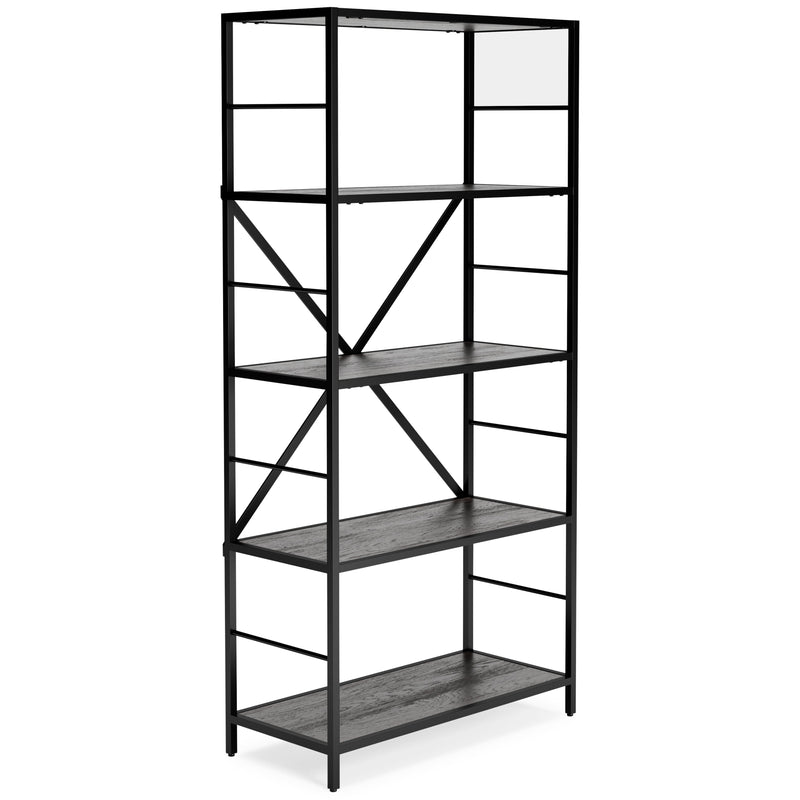 Freedan Grayish Brown 63" Bookcase