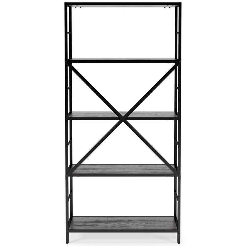 Freedan Grayish Brown 63" Bookcase