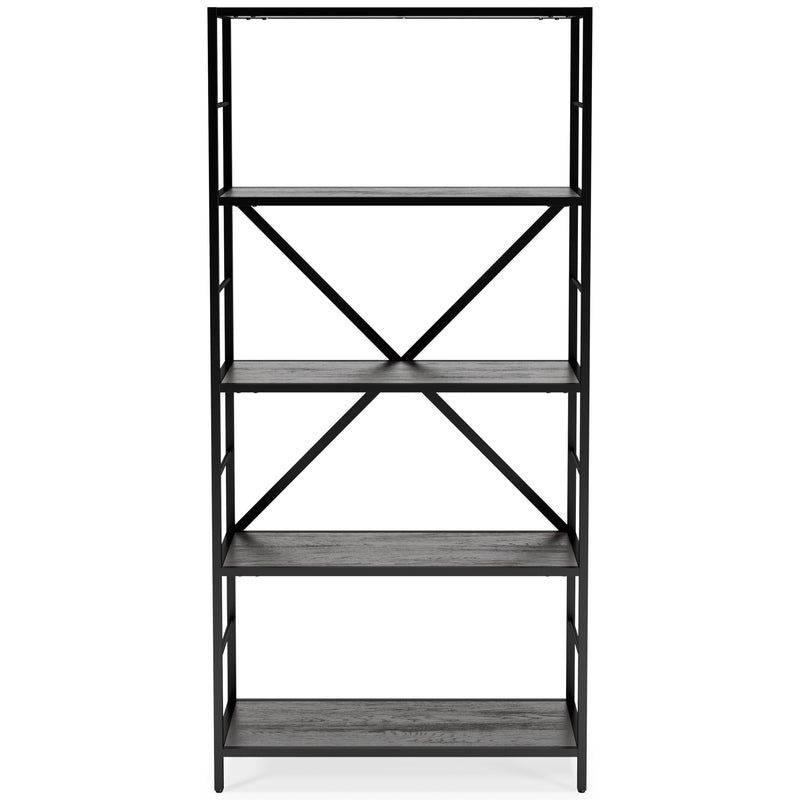 Freedan Grayish Brown 63" Bookcase