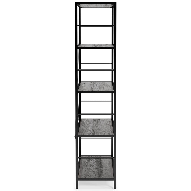 Freedan Grayish Brown 63" Bookcase