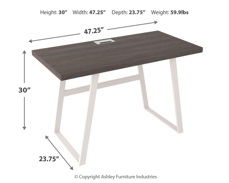 Dorrinson Two-Tone 47" Home Office Desk