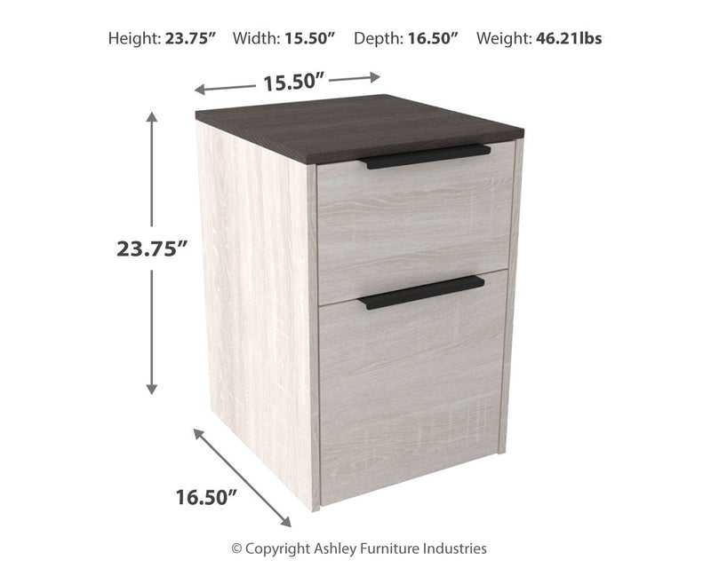 Dorrinson Two-Tone File Cabinet