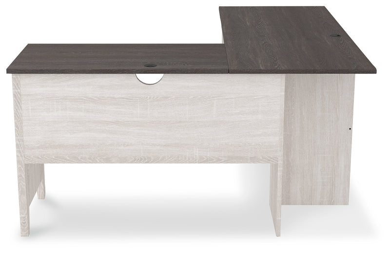 Dorrinson Two-Tone 2-Piece Home Office Desk