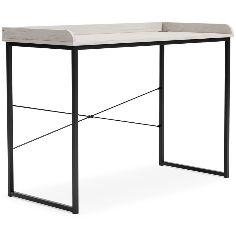 Bayflynn White Black 43" Home Office Desk