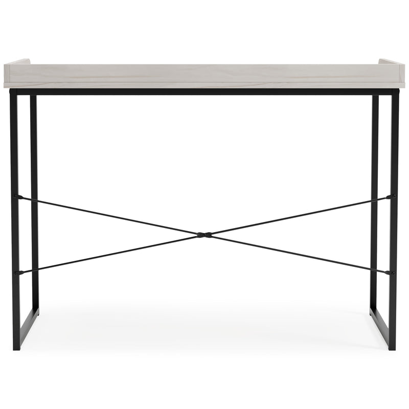 Bayflynn White Black 43" Home Office Desk