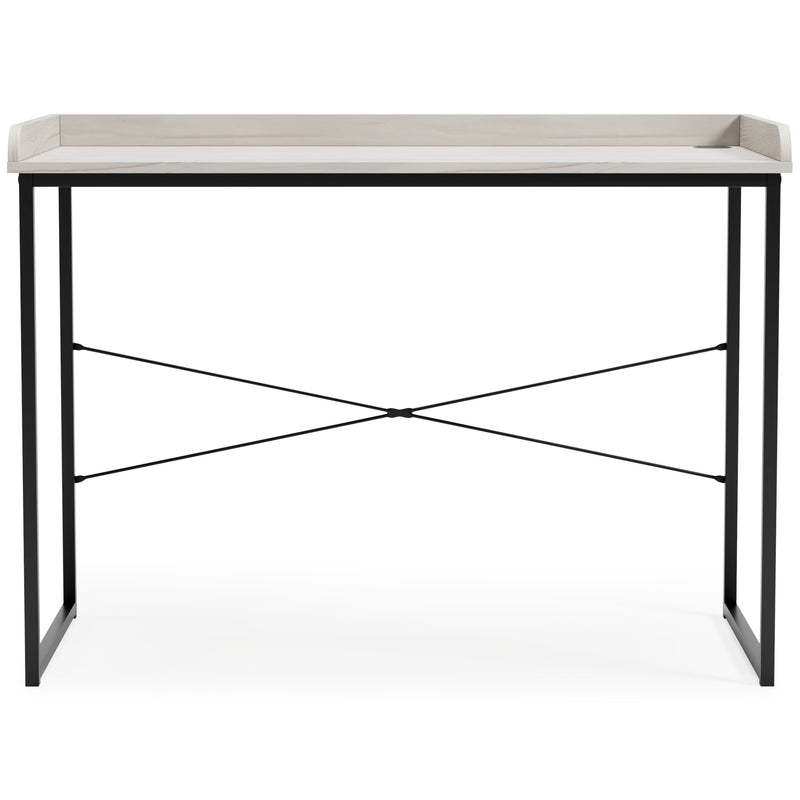 Bayflynn White Black 43" Home Office Desk