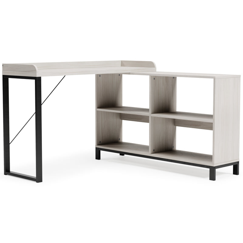 Bayflynn White Black L-desk