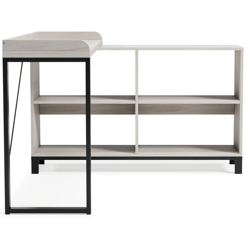 Bayflynn White Black L-desk