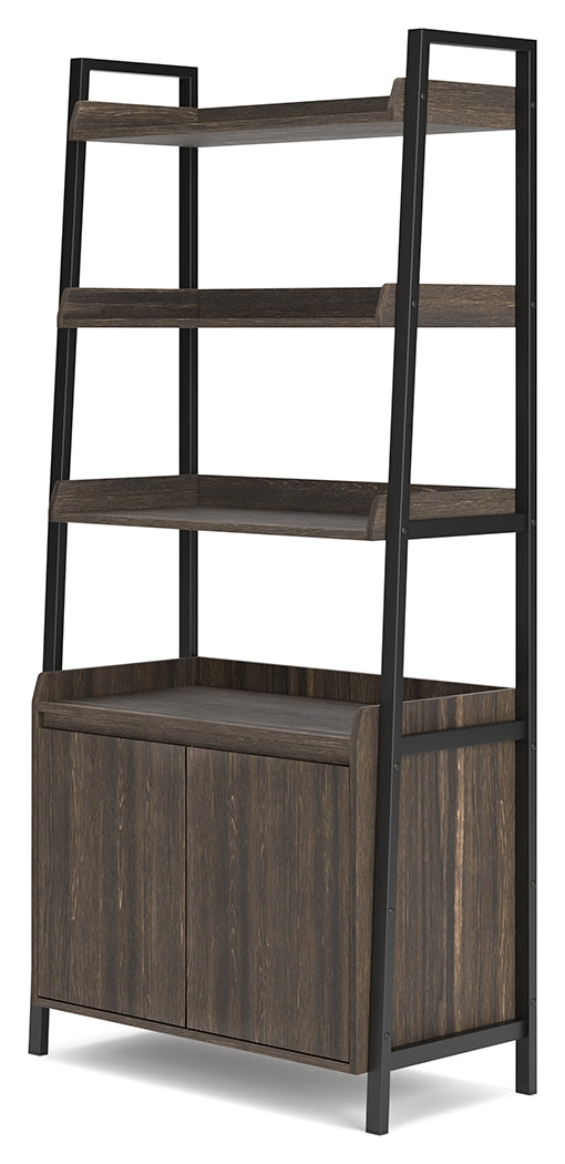 Zendex Dark Brown 72" Bookcase