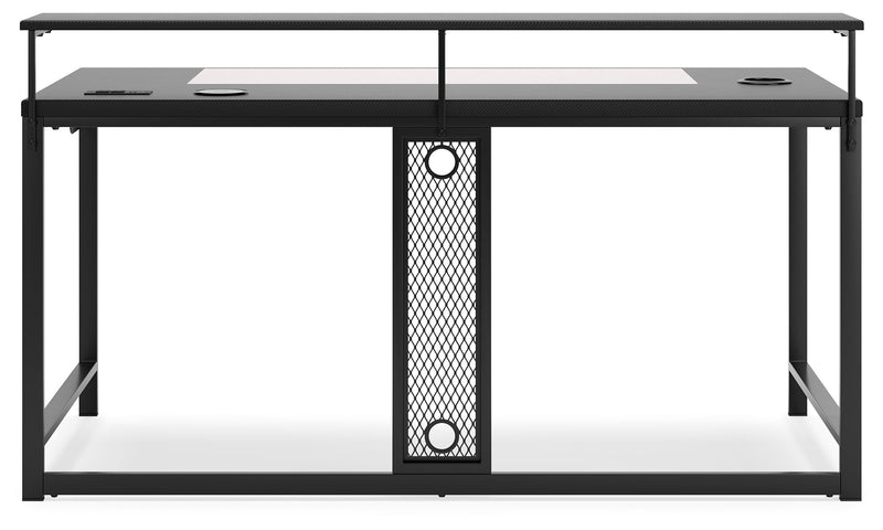 Lynxtyn Black Home Office Desk