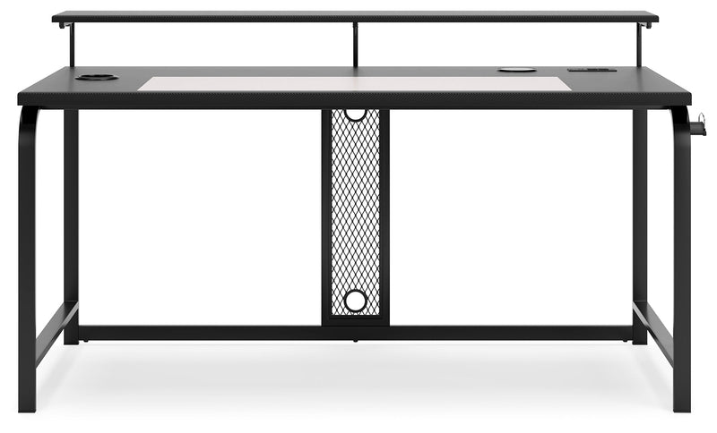 Lynxtyn Black Home Office Desk