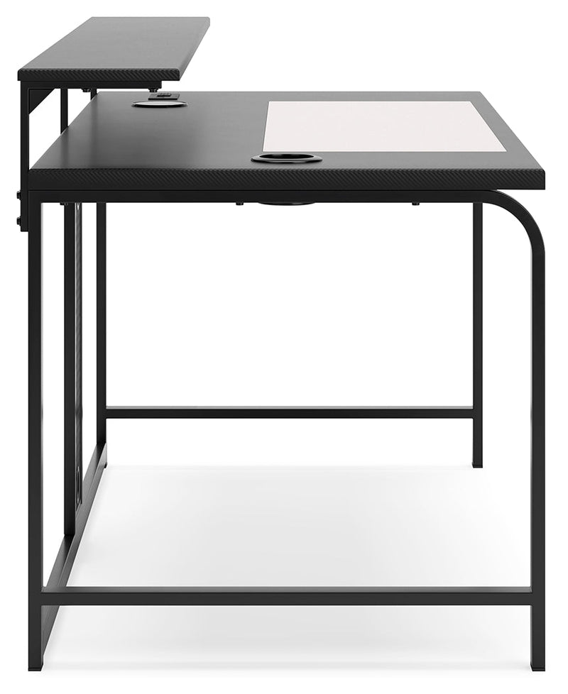 Lynxtyn Black Home Office Desk