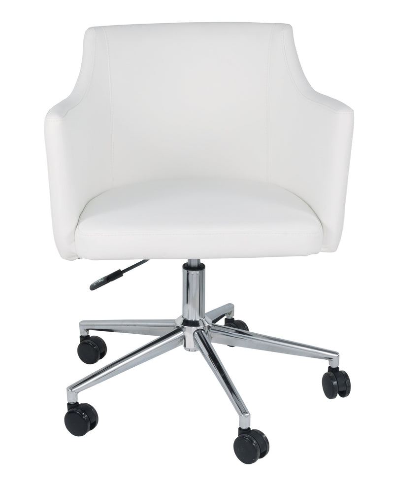 Baraga White Home Office Desk Chair