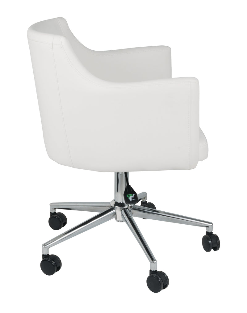 Baraga White Home Office Desk Chair