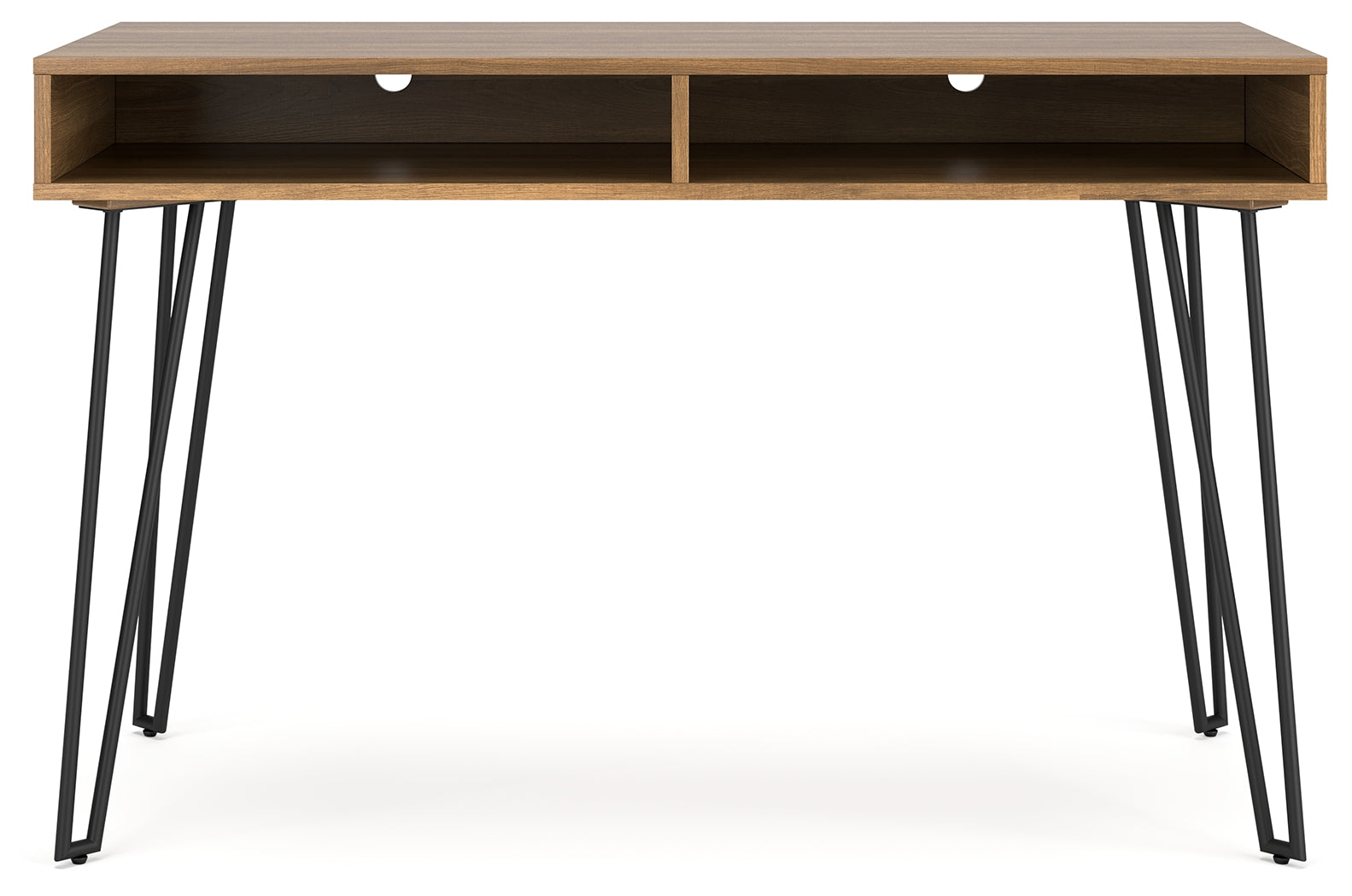 Strumford Brown Black Home Office Desk