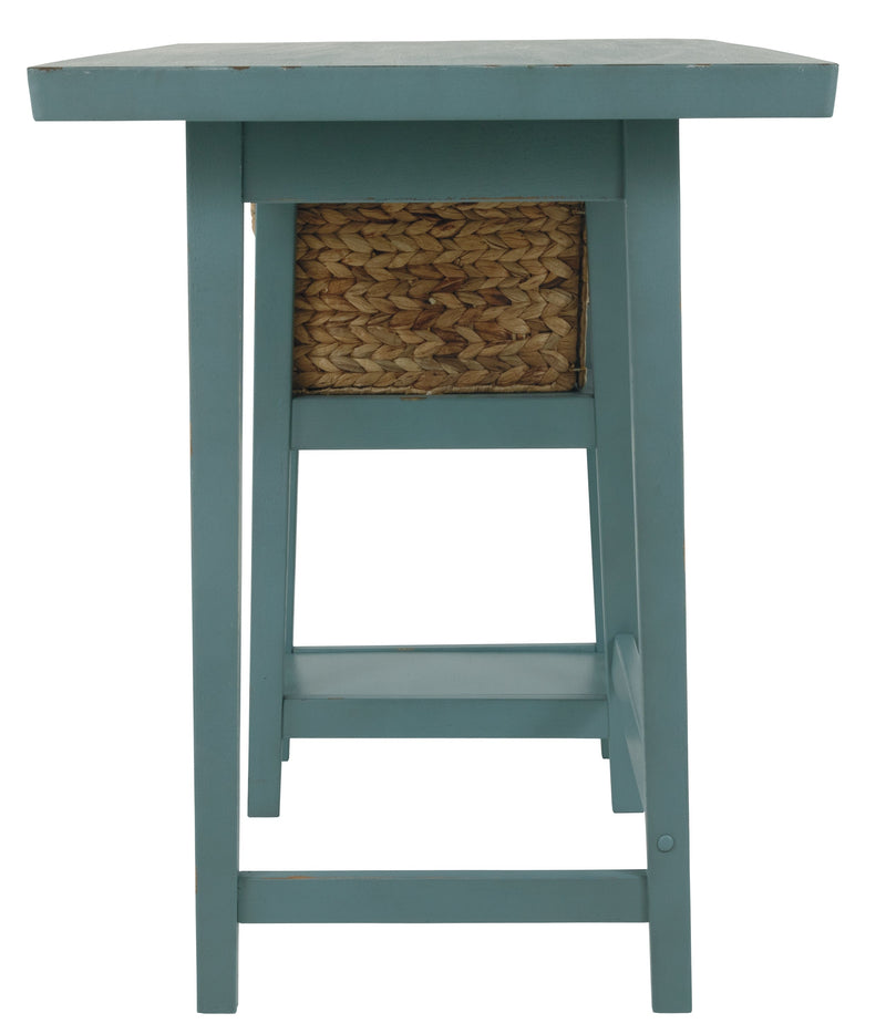 Mirimyn Teal 42" Home Office Desk