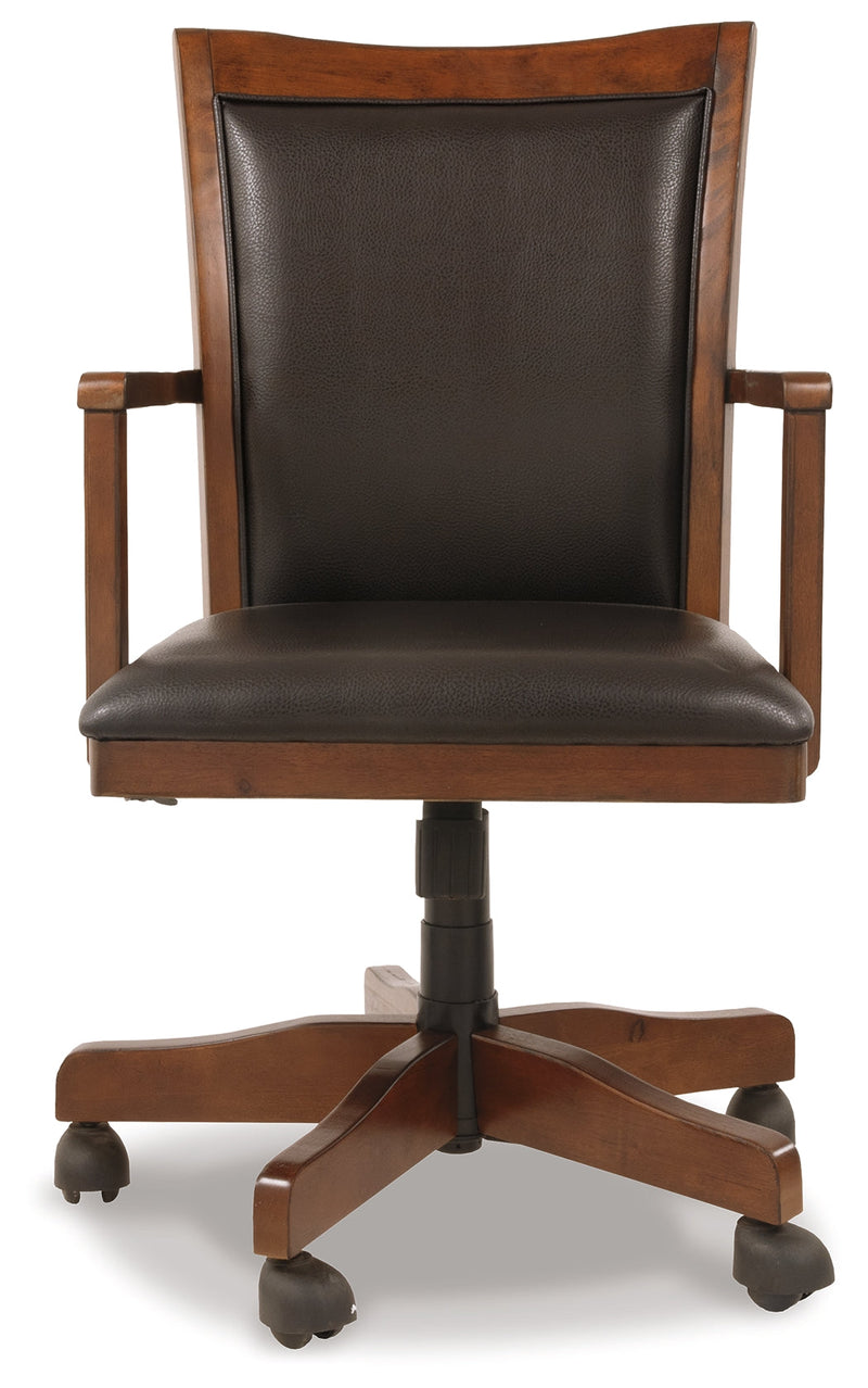 Hamlyn Medium Brown Home Office Desk Chair