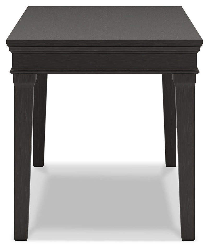 Beckincreek Black Home Office Desk