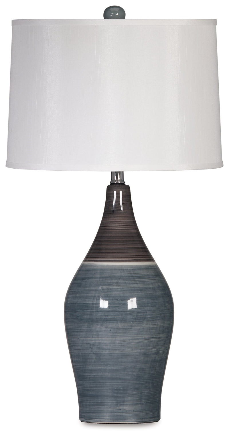 Niobe Multi Gray Table Lamp (Set of 2)