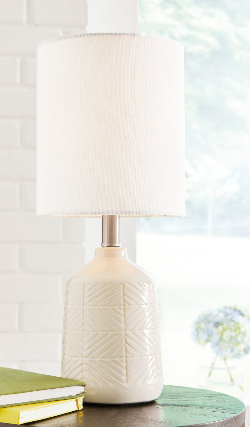 Brodewell White Table Lamp