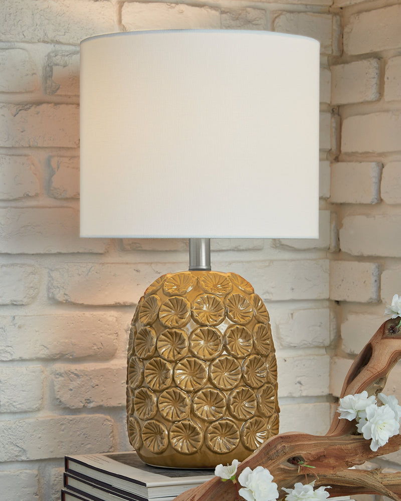 Moorbank Amber Table Lamp