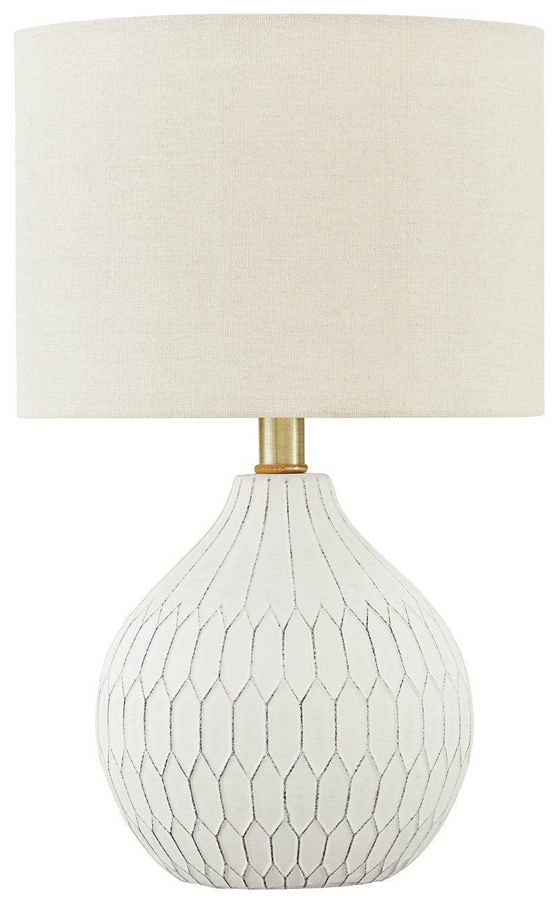 Wardmont White Table Lamp