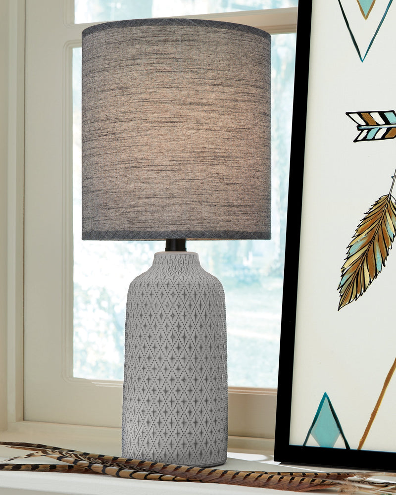 Donnford Charcoal Table Lamp