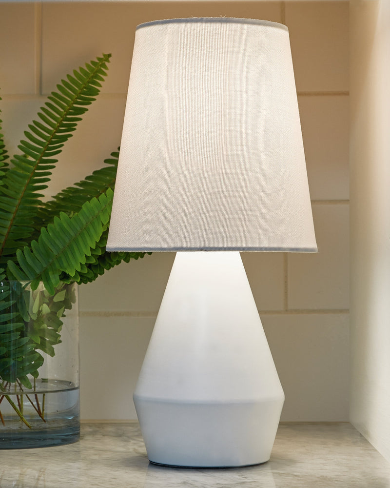 Lanry White Table Lamp