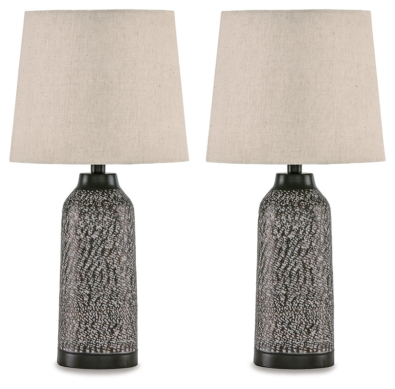 Lanson Antique Bronze Finish Table Lamp (Set Of 2)