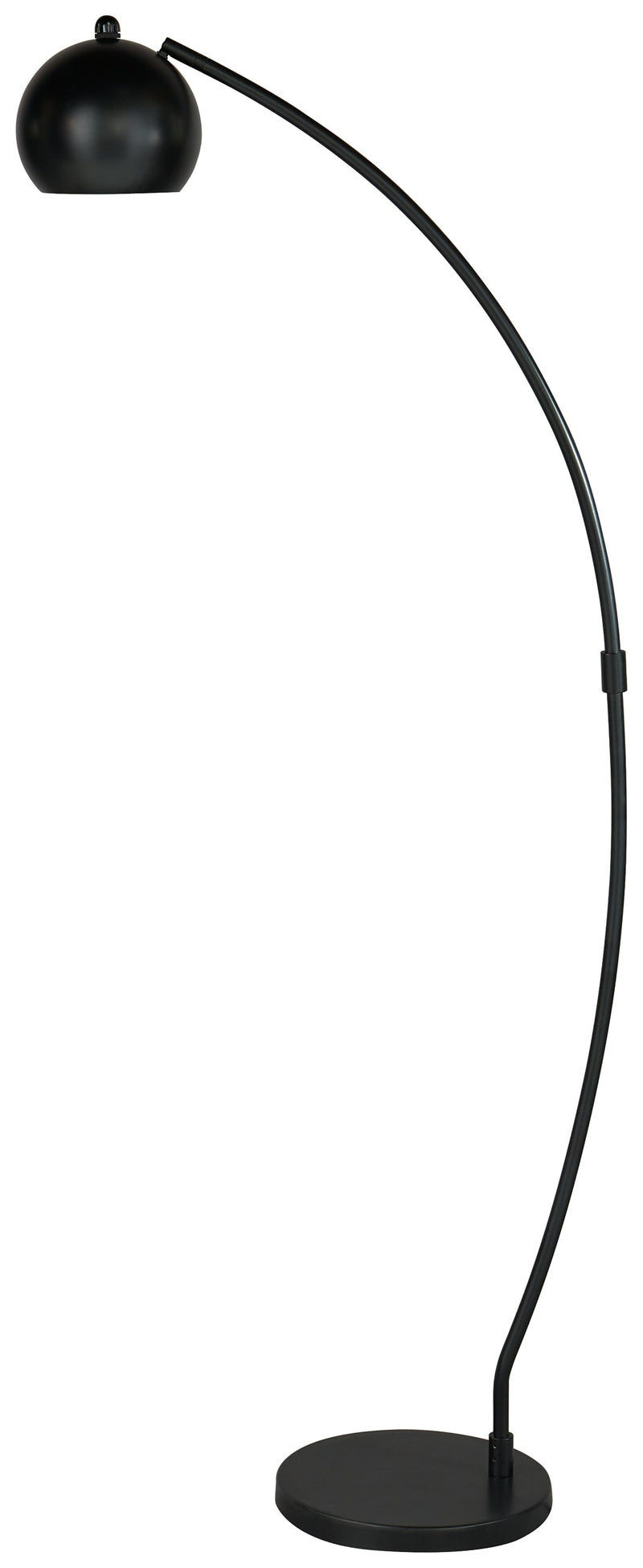 Marinel Black Floor Lamp