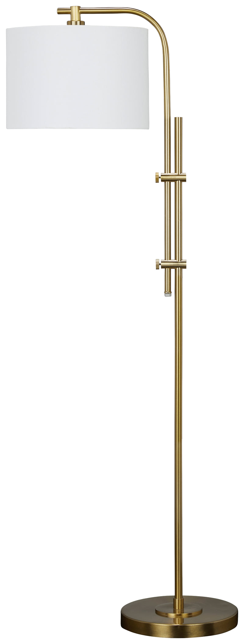 Baronvale Brass Finish Floor Lamp