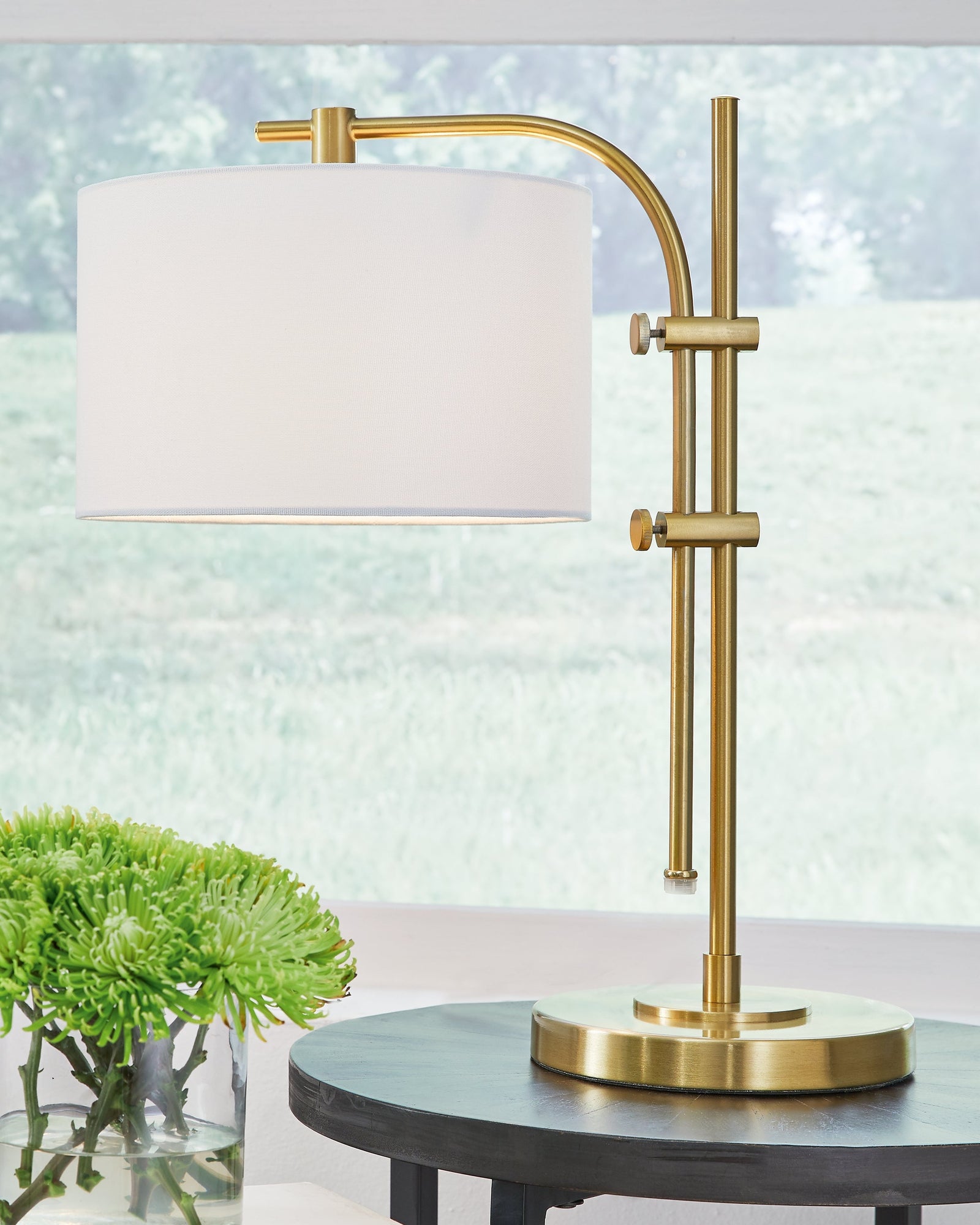 Baronvale Brass Finish Accent Lamp