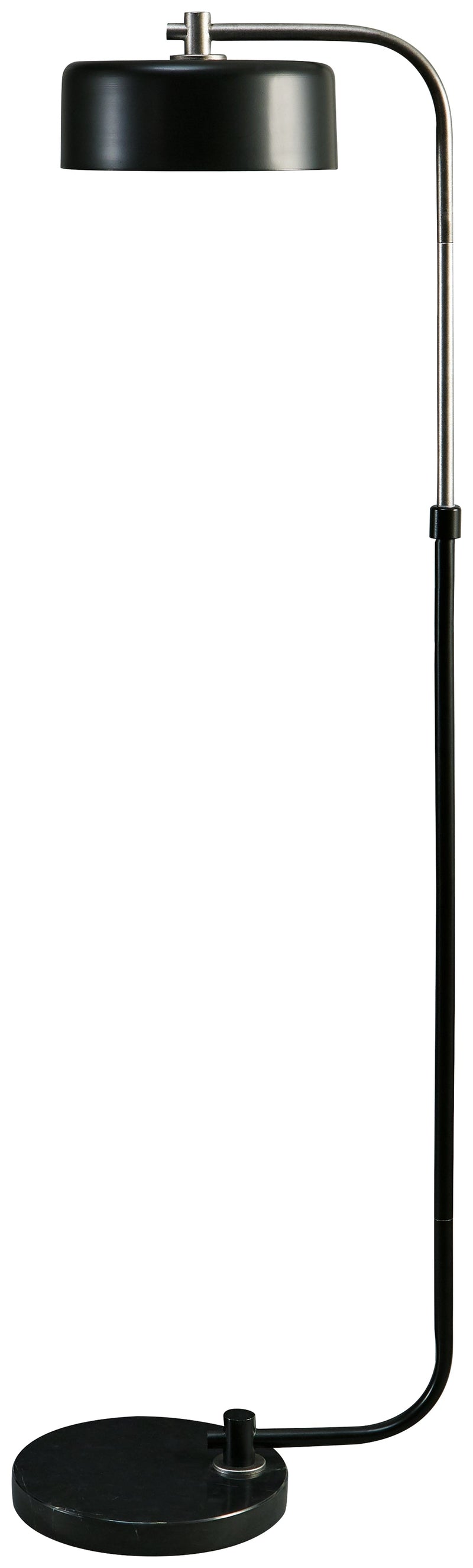 Eliridge Black Silver Finish Floor Lamp