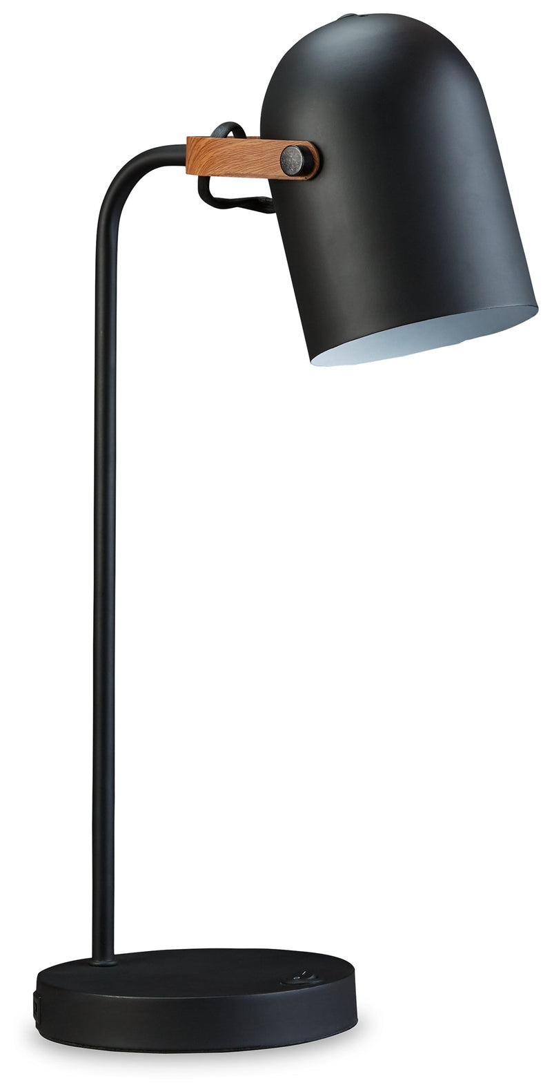 Ridgewick Black Brown Desk Lamp