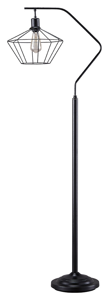 Makeika Black Floor Lamp